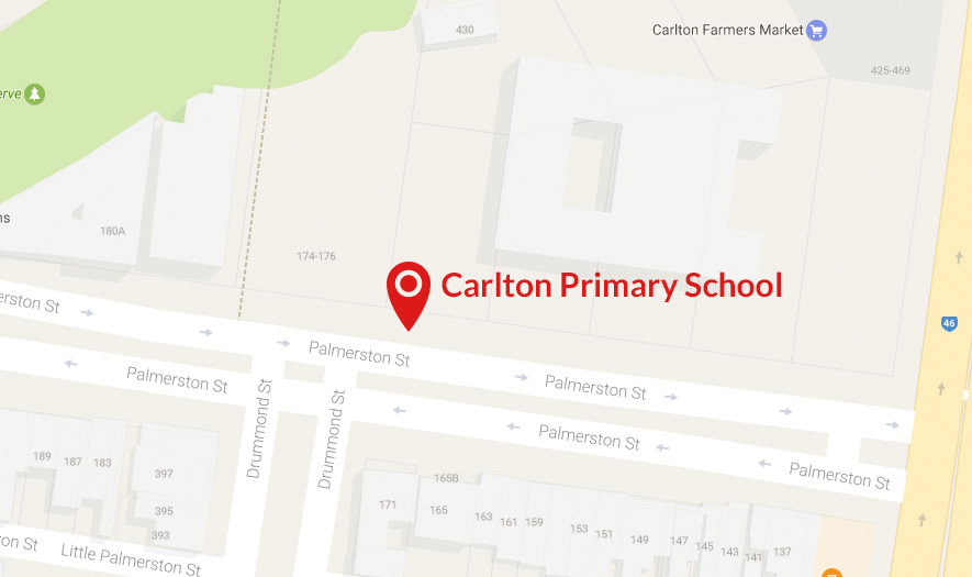 Carlton Primary: Location